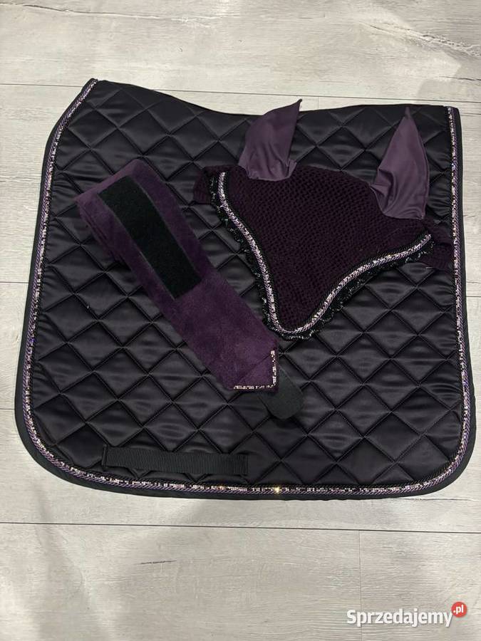 Zjawiskowy komplet na konia czaprak owijki Łódź