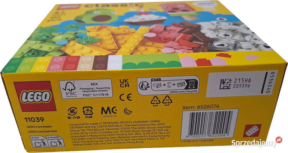 Klocki Lego Classic Kreatywne smakołyki 11039 Dla Dziecka Czeladź