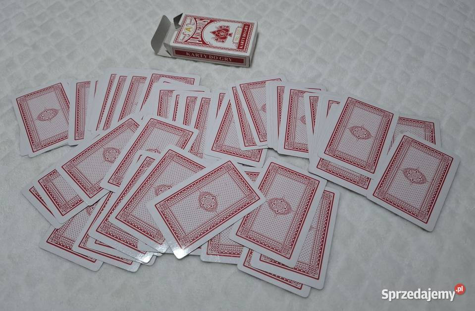 Karty do gry czerwone 54 No 555 Kolekcje hobby
