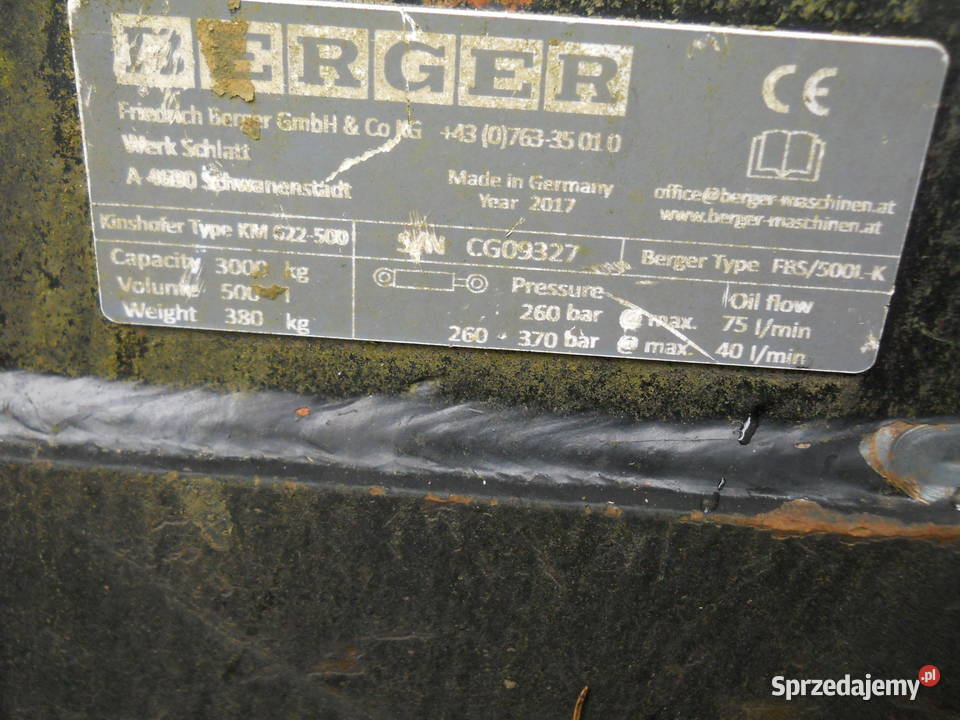 CZERPAK ŁYŻKA do HDS Spytkowice