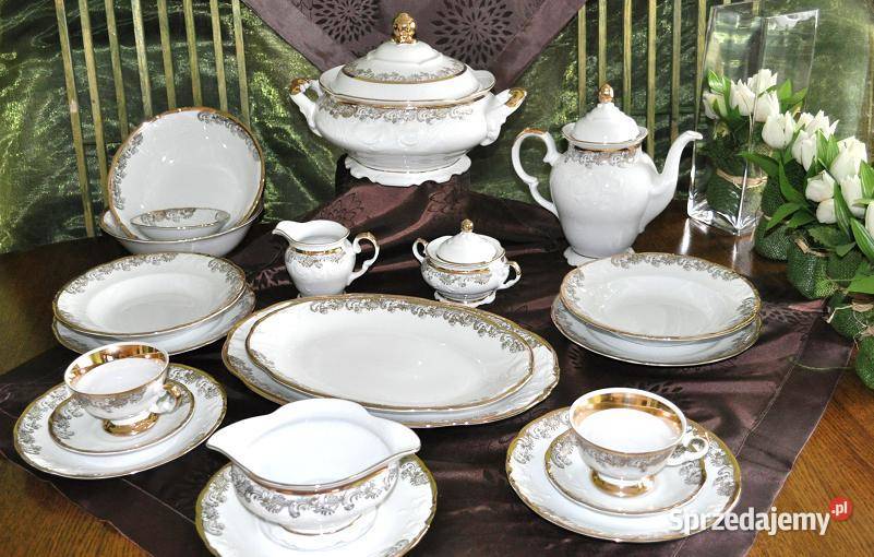 porcelana wałbrzych serwis obiadowy Fryderyka