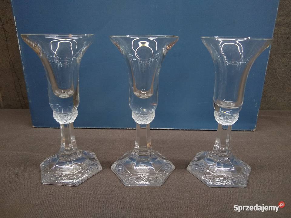 Świeczniki Rosenthal Maria Kryształowa sygnowane Kalisz sprzedam