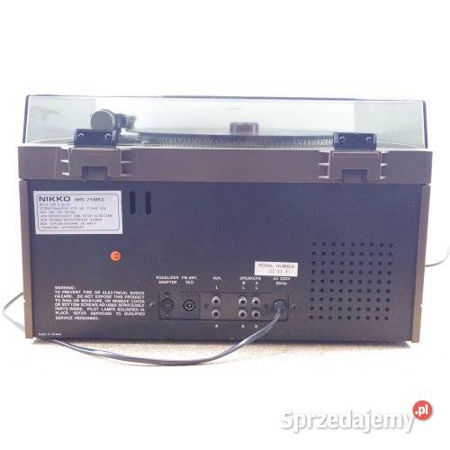Nikko NHS75 MK II Audio Center z gramofonem i Wieże i miniwieże Audio