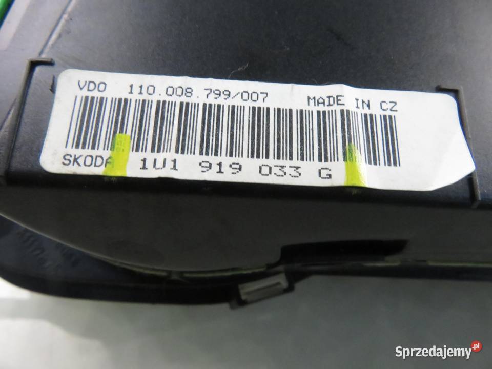 LICZNIK SKODA OCTAVIA I 1U2 19 TDI 90 AGR