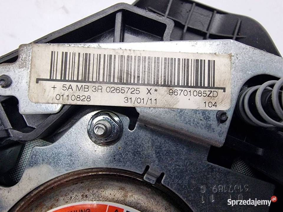 PODUSZKA AIRBAG PEUGEOT 207 kujawsko-pomorskie Lipno