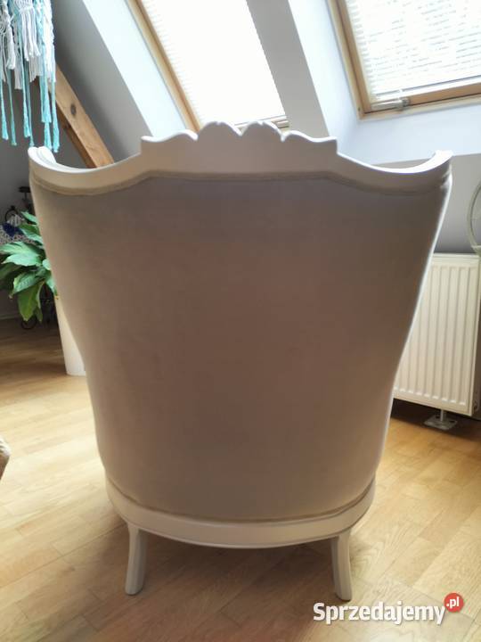 Fotel Ludwikowski uszak renowacji Szczecin