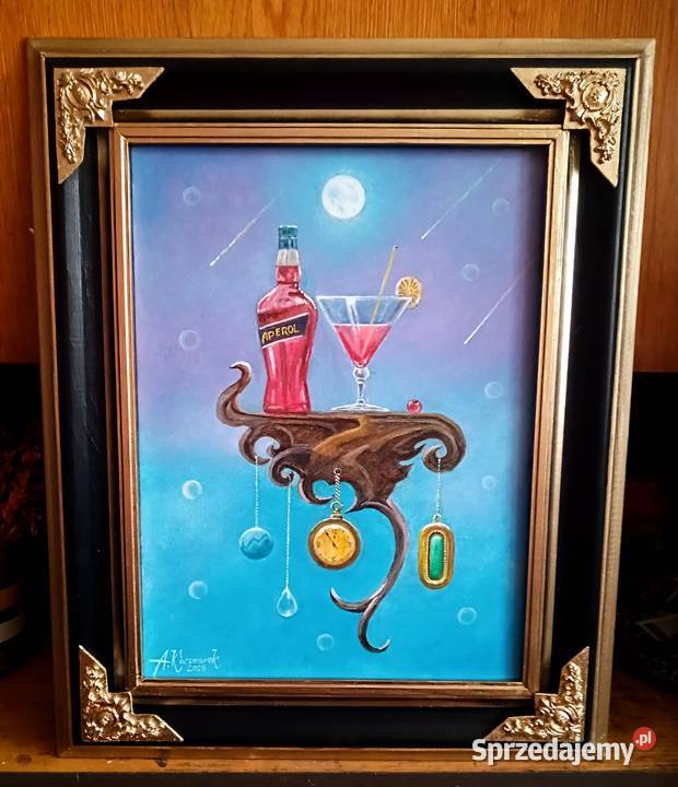 SURREALIZM magiczny obraz olejny na płótnie Jelenia Góra