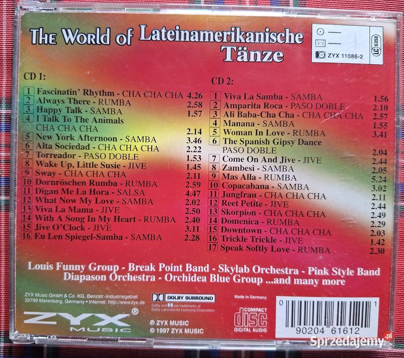 Lateinaamerikanische Tanze Cha Cha Jive Rumba