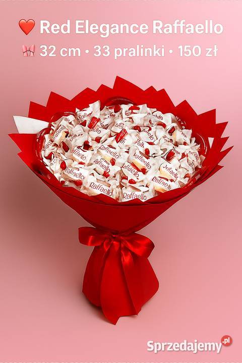 Ręcznie wykonany słodki bukiet z fabrycznie Wrocław