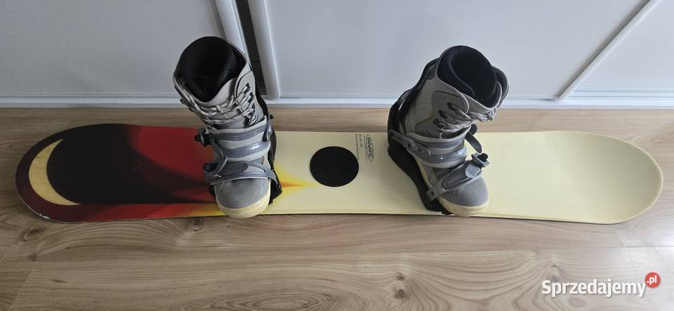 Deska snowboardowa Fanatic 150 z wiązaniami Snow Turka