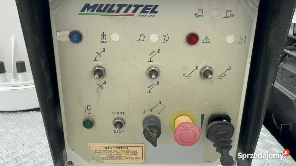 Nissan Cabstar Podnośnik Koszowy 165m Multitel 136KM Widełki