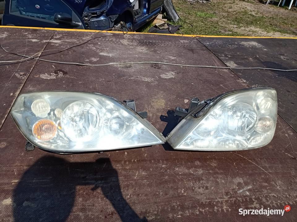 Nissan Primera P12 lampa lampy przód przednie lampy przednie Szczecin