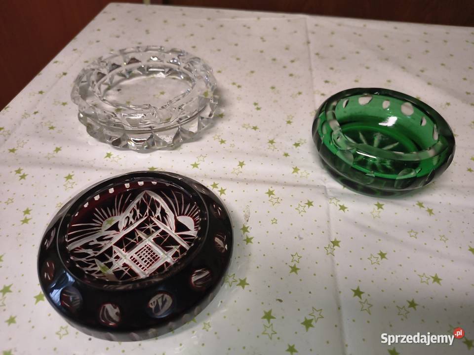 Kryształowe popielniczki Rosenthal Chorzew sprzedam