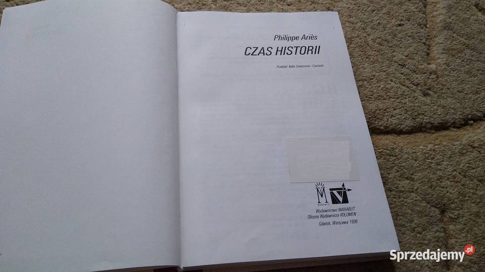 Czas historii Philippe Aris przekł Bella pomorskie Gdańsk