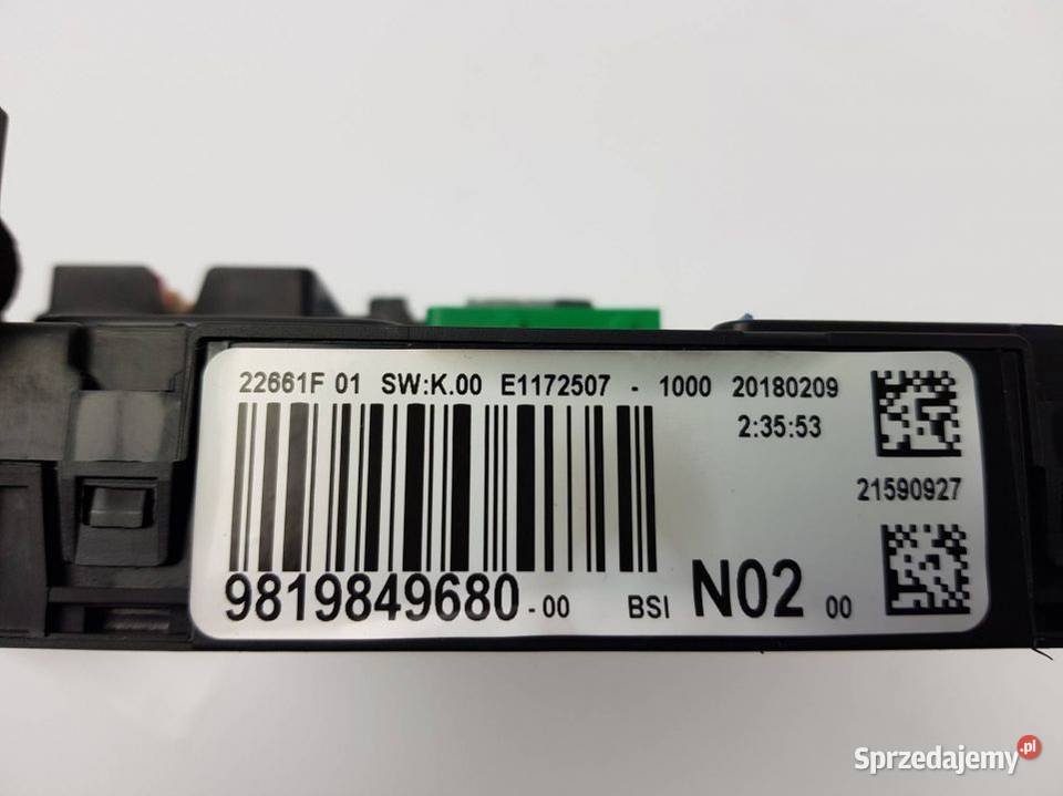 SKRZYNKA BEZPIECZNIKÓW 9819849680 C ELYSEE Lipno