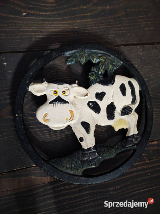 Wieszczki z krówką podstawka sielskie Antyki, Sztuka, Kolekcje Płock