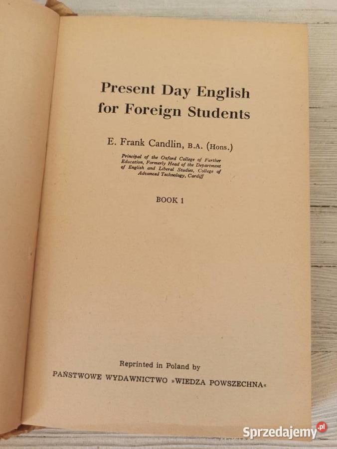 English for Foreign Sudents Book 1 śląskie Bielsko-Biała