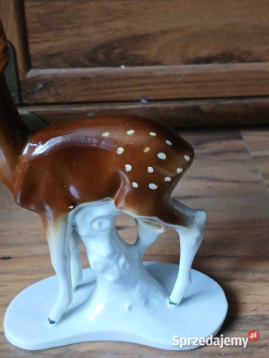 Figurka porcelanowa Sarenka sygnowana Grafenthal Kraków