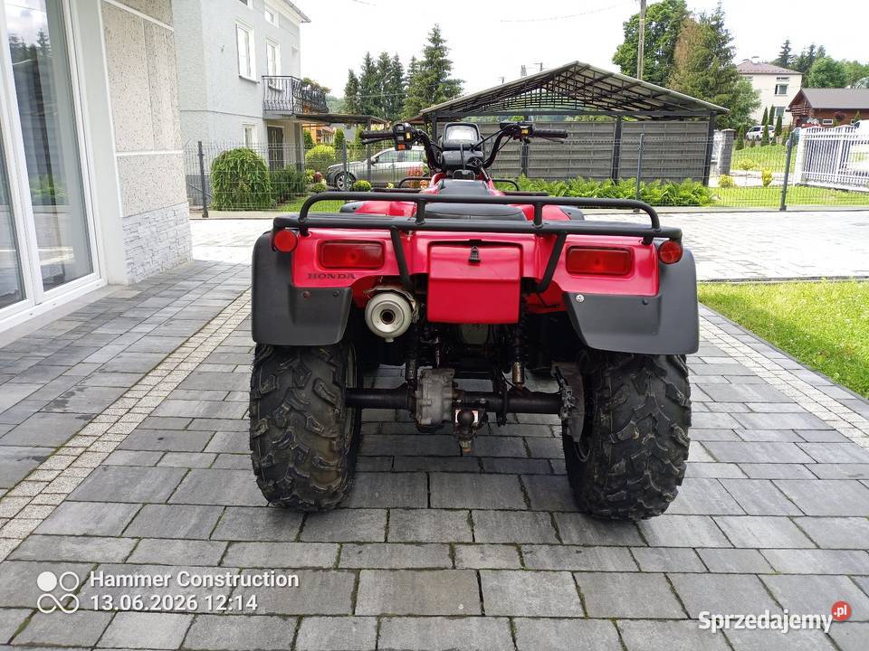 Honda Foreman ES 450 4x4 OKAZJA Rok produkcji 2002 Brzozów