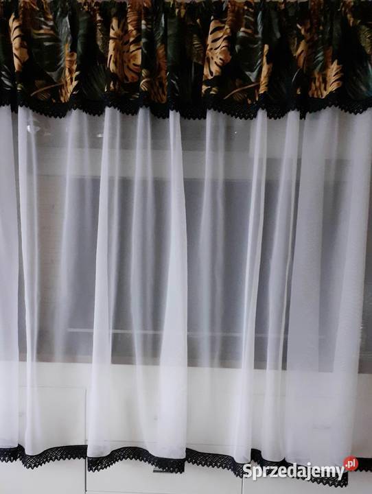 Firany lambrekin liść monstera Mława sprzedam