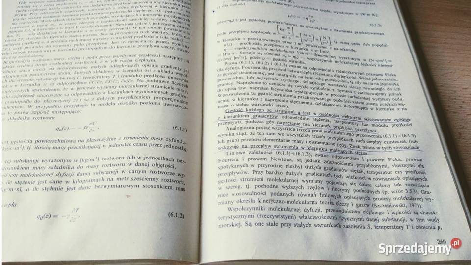 Fizyka morza Jerzy Dera Oceanografia 1983 twarda Gdańsk sprzedam