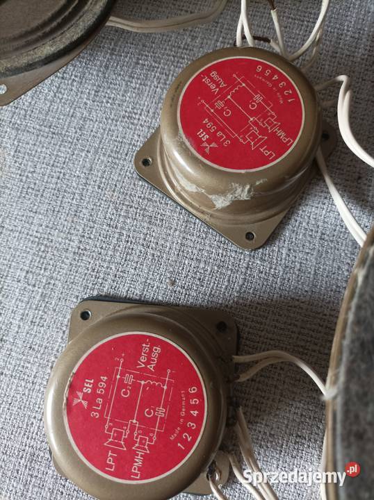 Lorenz niemieckie głośniki do lampyzwrotnice Płock