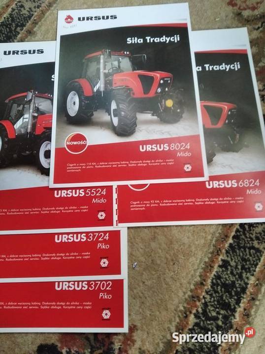 Ursus 8024 6824 5524 3724 3702 foldery prospekty Lublin