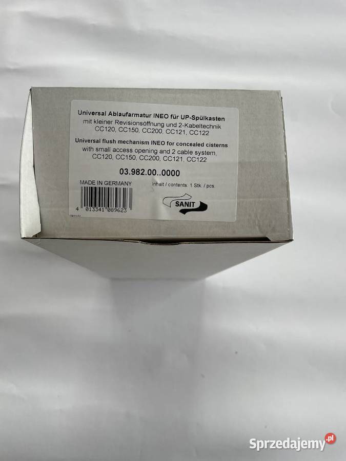 Zawór spustowy Sanit INEO 03982000000