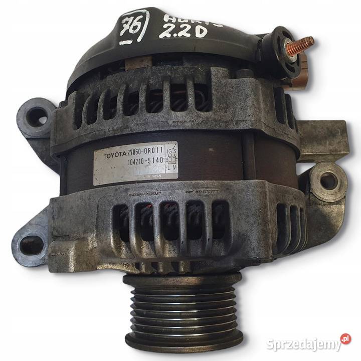 ALTERNATOR Toyota Auris 22 DCAT 270600R011 Chełm
