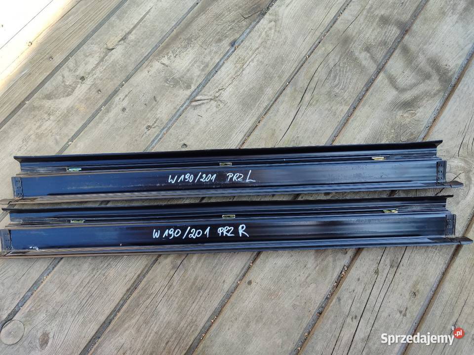 Mercedes 190 Listwy progowe nakładki komplet Listwy i nakładki Części samochodowe Aleksandrów Łódzki