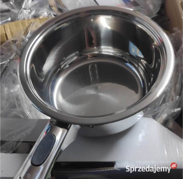 Komplet garnków Hoffner 16el garnki stalowe z Łódź sprzedam