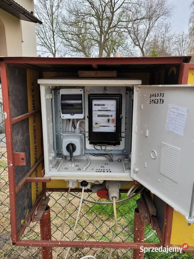 Skrzynka elektryczna budowlana śląskie Lubojenka