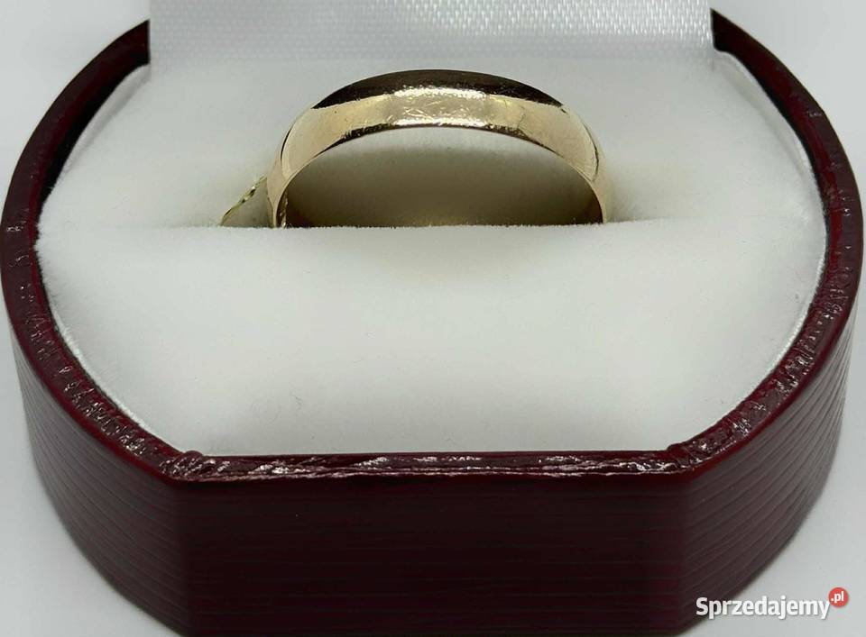 Złota Obrączka pr 333 256g R 29 Obrączki warmińsko-mazurskie Elbląg sprzedam