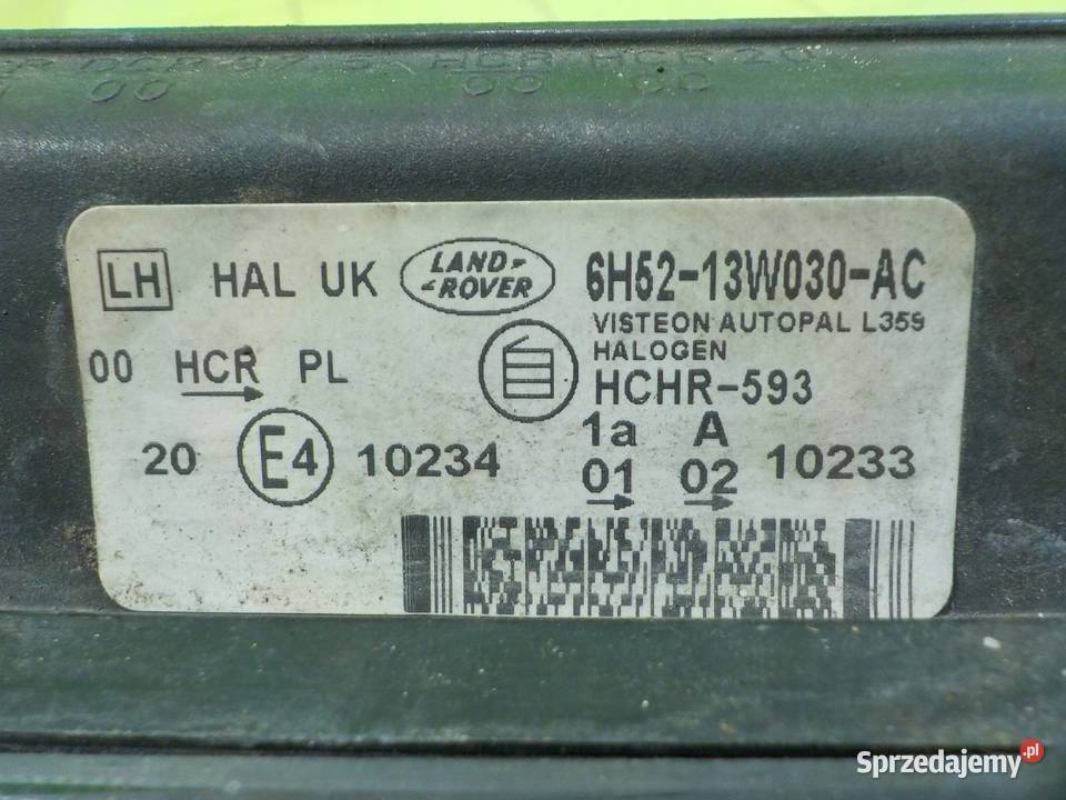 FREELANDER II 22 TD4 07r 5D lampa lewa przod osobowe Suków