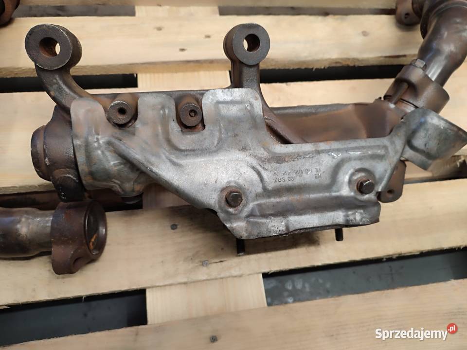 Kolektor wydechowy MERCEDES V8 OM502LA CLAAS Wilkowo sprzedam