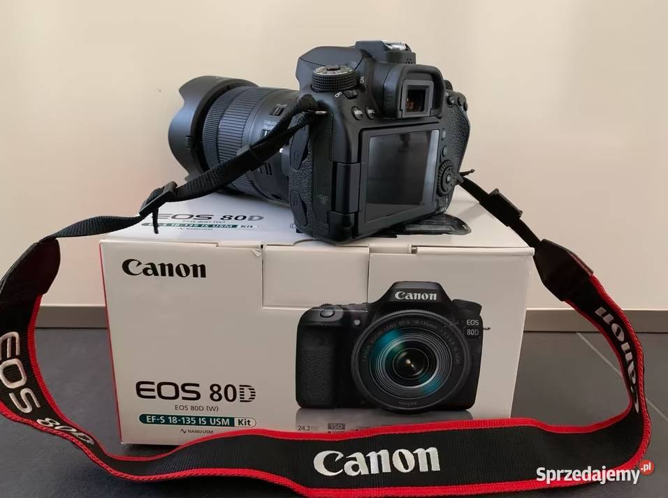 Canon EOS 80D z 4 obiektywami idealny zestaw lubelskie Urządków