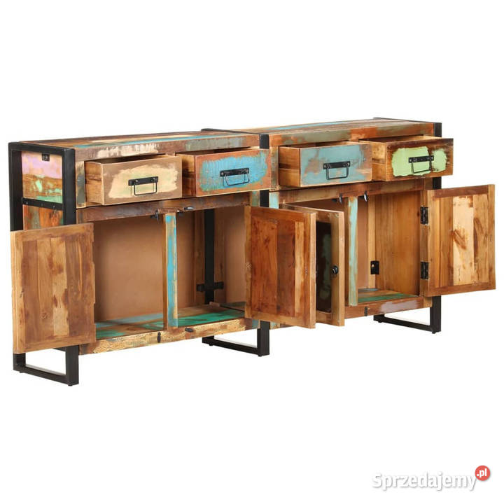 Szafka 172x35x80 lite drewno odzyskane WM321697 Warszawa