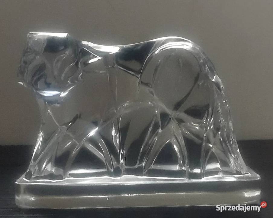 Figura Tygrys George Chevalier Baccarat lubelskie Stary Zamość