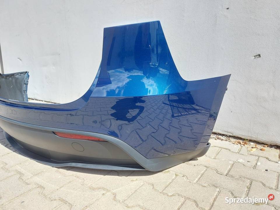 TESLA MODEL Y 2024r ZDERZAK TYŁ TYLNY NIEBIESKI Zderzaki sprzedam