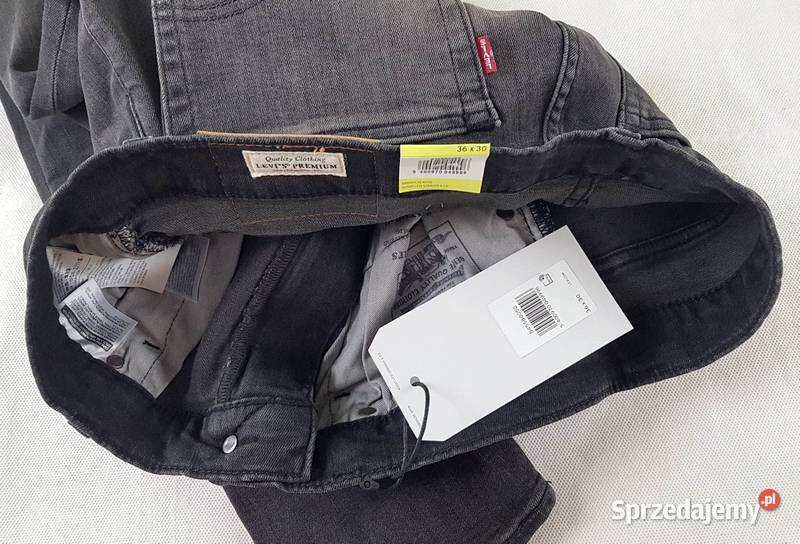 Levis Skinny Taper szare jeansy męskie nowe oryg Tarnowskie Góry sprzedam