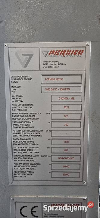 Prasa 180 Ton 300 Ton robot abb irb 6700 Produkcja Miłków