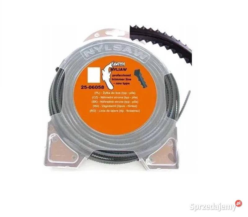 ŻYŁKA TNĄCA NYLSAW 45mm 16m Zęby Rekina Ostrołęka
