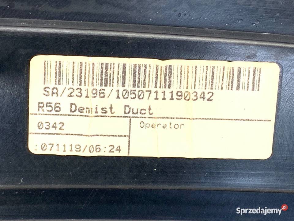 KOKPIT PODUSZKI PASY KOMPLET MINI R56 Hatchback podkarpackie sprzedam