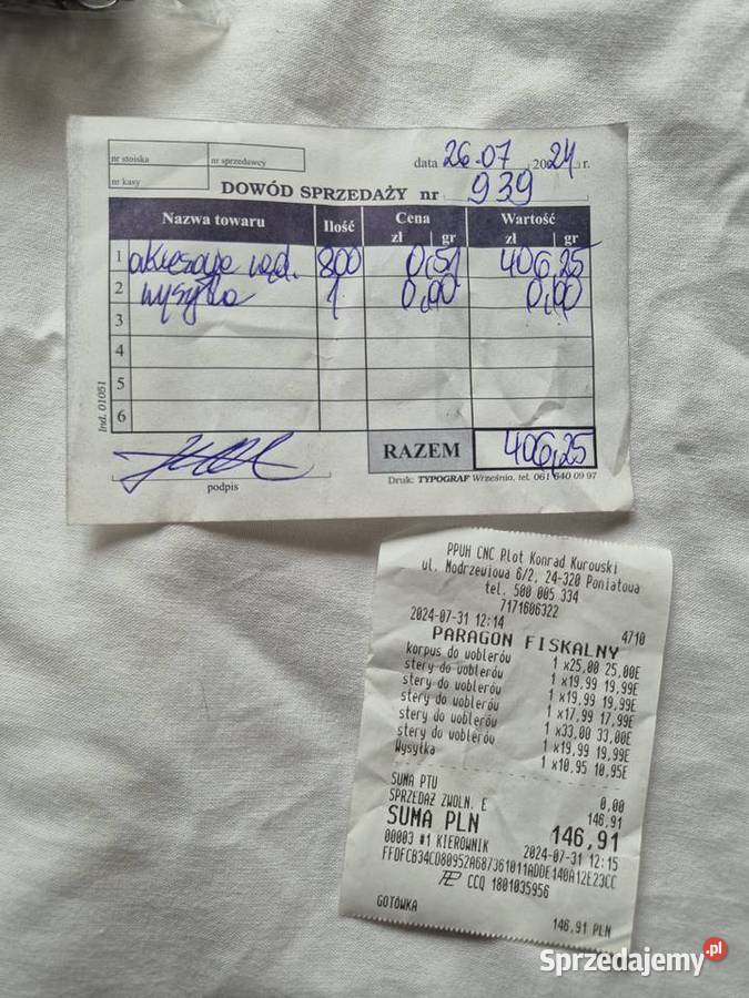 800 kotwice wędkarskie USA wobler zestaw Brzesko