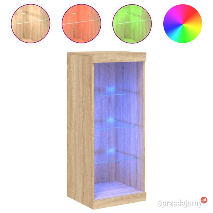 Szafka z oświetleniem LED dąb sonoma 41x37x100 mazowieckie sprzedam