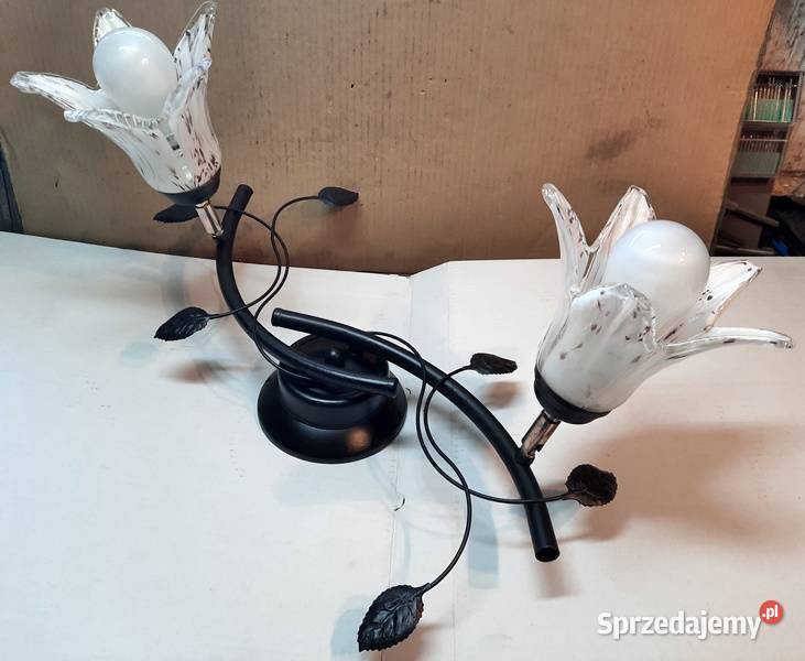 Żyrandol lampa sufitowa 2 x E 40 Lampy wiszące wielkopolskie Ostrów Wielkopolski