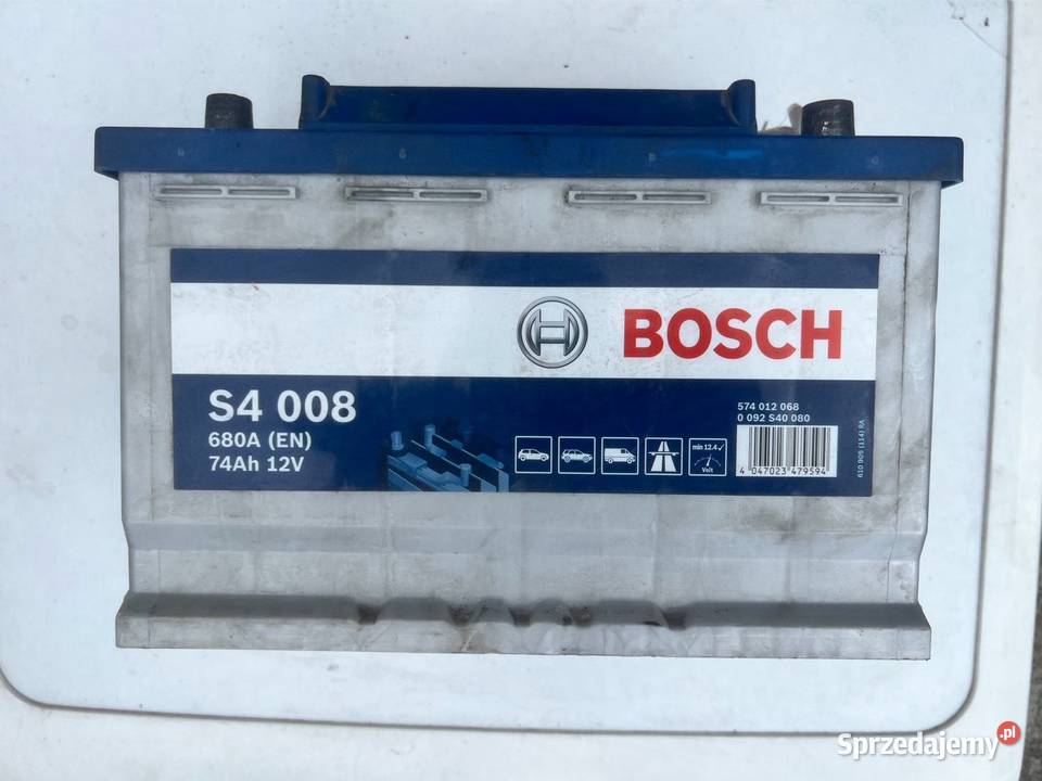 Akumulator Bosch S4 008 680A 74Ah 12v Ostrzeszów