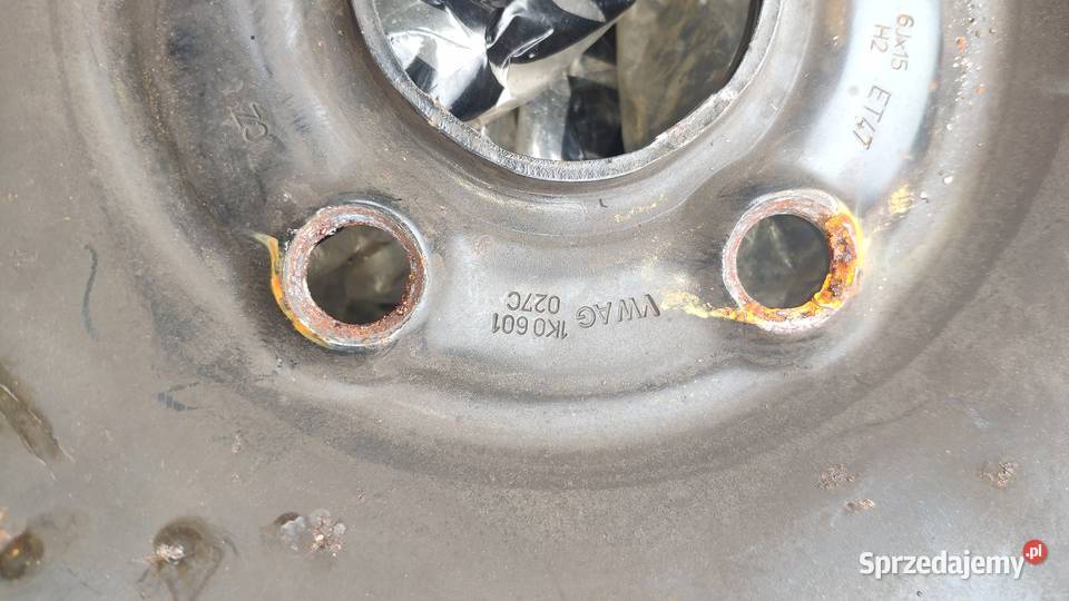 Felgi 15 stalowe Skoda VW 6Jx15 ET47 4 sztuki Gliwice