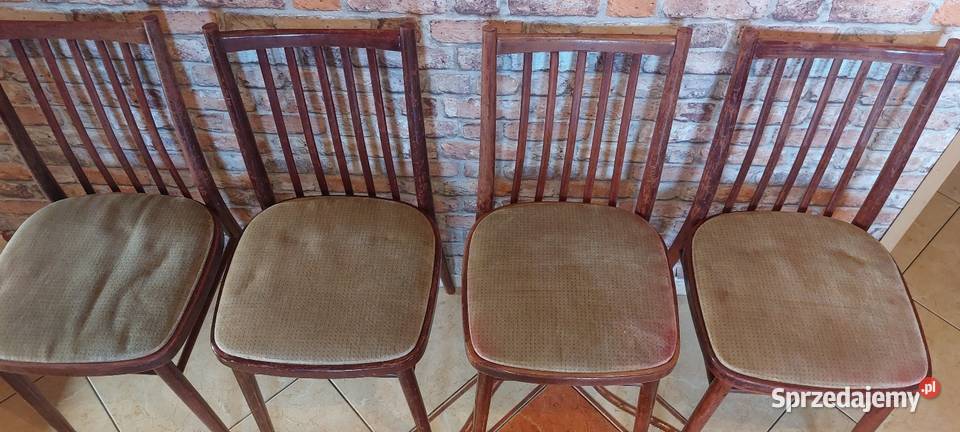 Krzesła z czasów PRL lata 70 Piła