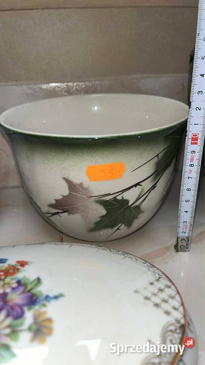 Doniczka osłonka Zielone listki Gdańsk